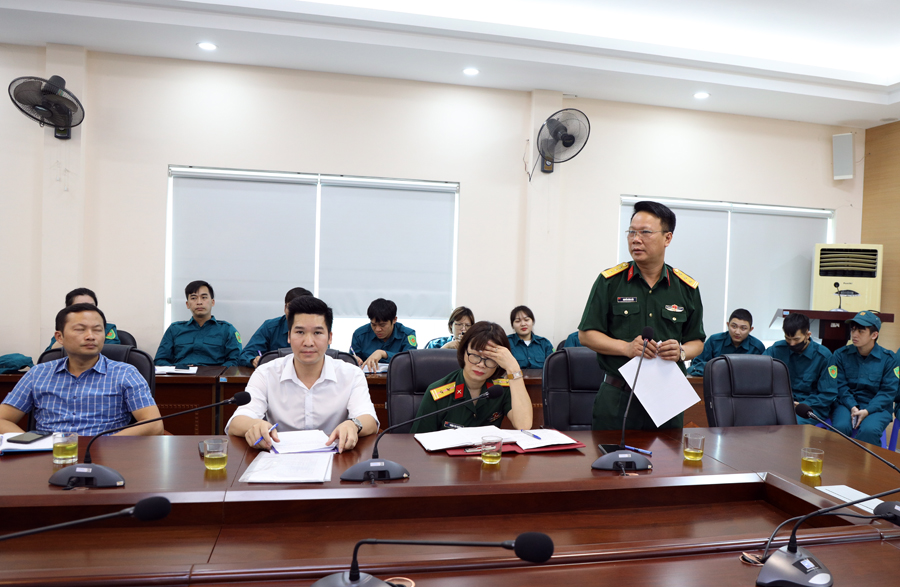 Khai mạc Chương trình huấn luyện tự vệ năm 2024